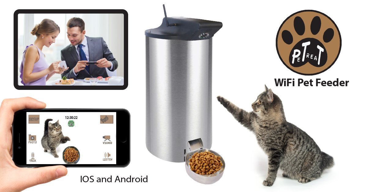 wifi automatic pet feeder apps
